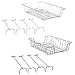 Desk Tray Supports for CEB40230 Letter Size Desk Tray, Black, 4/Set CEB40233