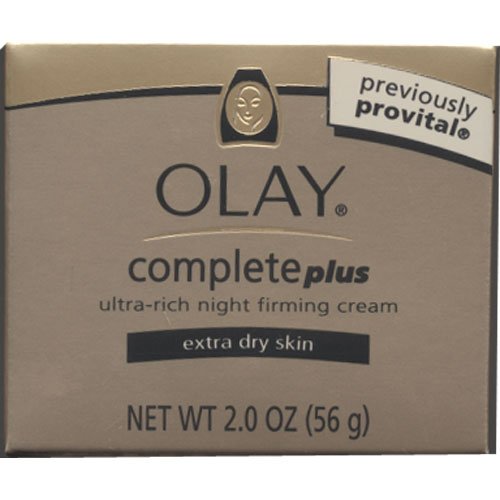 Olay Complete Plus Ultra-Rich Night Firming Cream, Extra Dry Skin 2 oz (56 g)