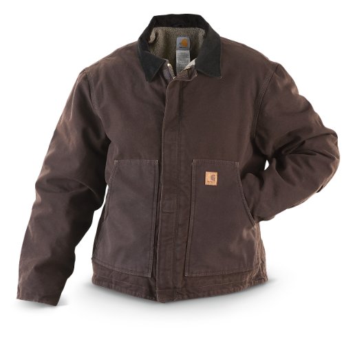 Hot Item !!!! for Regular Carhartt Sandstone Dearborn Jacket, PETROL, 2XL