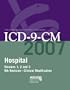 AMA ICD-9-CM 2007 Hospital: Full Size