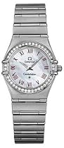 Omega Women's Constellation Quartz Diamond Bezel Watch #1476.63.00