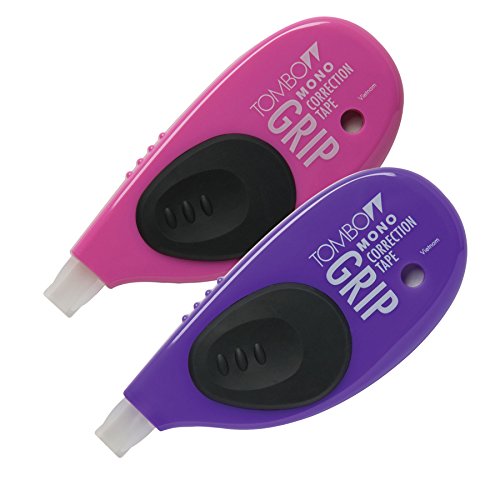 Tombow correction tape grip pk/pe 2pk 68751 (085014687515)