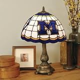 Michigan Wolverines Tiffany Table Lamp