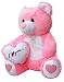 Amardeep And Co Pink Teddy With "I Love You" Heart 60cms - ad1143 RS.895.00