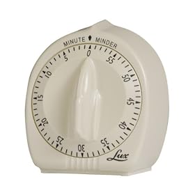Lux CP2428-64 Mechanical Classic Timer, AlmondLux Mechanical Classic Timer