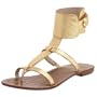 Sam Edelman Women's Ginnie Ankle Cuff Gladiator Sandal,Gold,7 M US