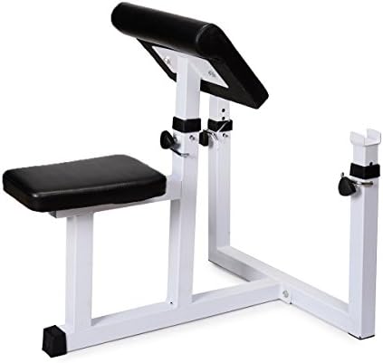 HPD Commercial Preacher Curl Weight Bench Seated Preacher Isolated Dumbbell Biceps