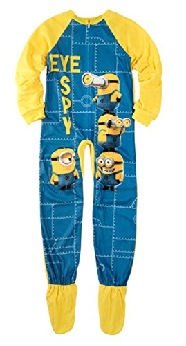 Despicable Me 2 Big & Little Boys Minion Footed Blanket Sleeper Pajama