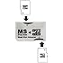 Optimal Shop White Dual Slot PSP Memory Stick Pro Duo Adapter