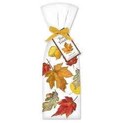 Scattered Fall Leaves Towel Set