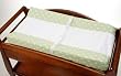 Nojo 2 Pack Dot Changing Table Cover - Sage withIvory Dots