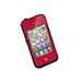 LifeProof 1001-08 Carrying Case for iPhone 4S/4 - 1 Pack - Retail Packaging - Red/Black
