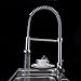 Lightinthebox Deck Mount Kitchen Sink Faucet Chrome Tall Curve Spout Bar Faucets Single Hole Basin Faucets with Pull Out Sprayer 360-degree Rotatable Swivel Mixer Taps Pull-Down Spray Ceramic Valve