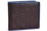 GUCCI（グッチ） 二つ折り財布 コイン入れ付 TOKIO グッチシマ ブラウン×ブルー 【並行輸入品】 TOKIO