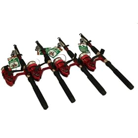 Fishing 4 Rods and 4 Reels With Line