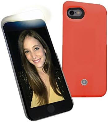 LELIGHT- The First Slim Iphone 6/6s Case with an Adjustable Front Led Light - Warm Red
