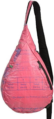 TORRAIN Vintage Recycled Sling Rice Bag Flamingo Pink