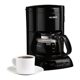 Mr. Coffee : NLX5 4-Cup Programmable Coffee Maker - Black