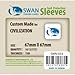 Swan Card Sleeves (67x67mm) - 160 Pack, Thin Sleeves - Civilization