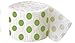 30ft Lime Green Polka Dot Crepe Paper Streamers