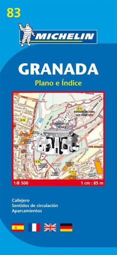Map 9083 Granada (Michelin City Plans)