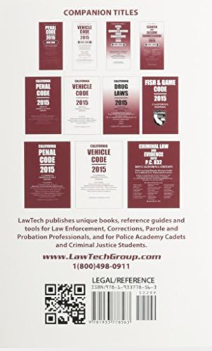 California Vehicle Code: 2015 Abridged Criminal Justice Edition