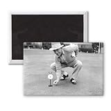 Bing Crosby - 3x2 inch Fridge Magnet - large magnetic button - Magnet