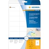 Herma Etiketten A4 4681 66x33,8 mm Folie matt 600 St&uuml;ck transparent