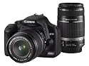 Canon EOS 450D IS Double Zoom Kit (EOS 450D Camera, EF-S 18-55mm IS f/3.5-5.6 Lens & EF-S 55-250mm IS f/4.0-5.6 lens)