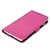 iPhone 6 Plus Case, LK [Stand Feature] iPhone 6 Plus Wallet Case, PU Leather Case Flip Cover + Screen Protector & Stylus for iPhone 6 Plus (Hot Pink)