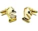 Two Tone Gold & Silver Knight Chess Piece Cufflinks