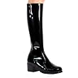 Sexy GOGO Boot Chunky Heel Theatre Costumes Dress Up Black