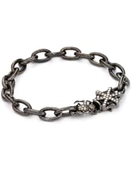 Borgioni Spider and Web Hammered Link Bracelet