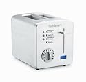Cuisinart CPT-170 Brushed Stainless-Steel 2-Slice Toaster with Countdown Timer