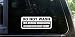 DO NOT WASH this vehicle undergoing scientific dirt study - funny decal / sticker