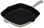 Le Creuset Enameled Cast-Iron 10-1/4-Inch Square Skillet Grill, Dune