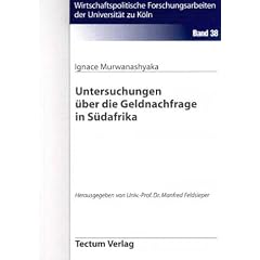 Untersuchungen �ber die Geldnachfrage in S�dafrika