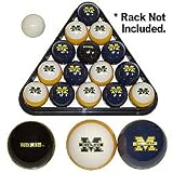 NCAA Michigan Wolverines Billiard Balls