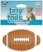 VINYL TINY TAILS DOG TOY SPIKE FOOTBALL 3.5
