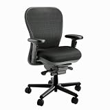 HeavyDuty Mid Back Mesh Ergonomic Chair Burgundy Fabric/Black Mesh Back