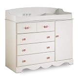 South Shore Juliette Changing Table in Pure White