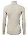 Doublju Womens Long Sleeve Stretchy Knit Turtleneck Sweater