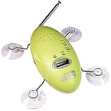 Zadro Shower Bug AM/FM Radio with Clock