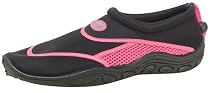 Rucanor Womens Albufeira Aqua Sock Black/Pink