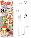 ささめ針(SASAME) ハゼ玉ウキ(2.7m ハゼ) 赤 鈎10/ハリス1.5 H-100