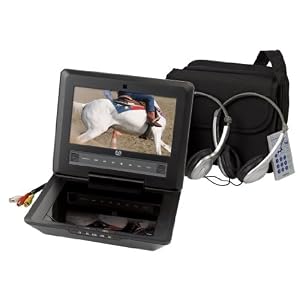 Audiovox D9104PK 9-Inch LCD Portable DVD Player with Four Hour Playback and Accessory Pack, Black