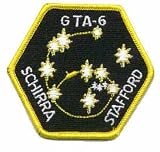NASA Gemini Titan 6 Mission Patch - Schirra, Stafford