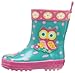 Stephen Joseph Kids Rain Boots, OWL, 11