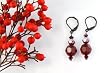 Swarovski Crystal Earring - Siam / Deep Red (Jackie)