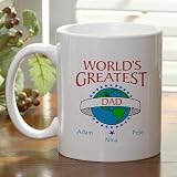 custom coffee mugs Personalized Custom Ceramic Coffee Mug   Worlds Greatest Design
